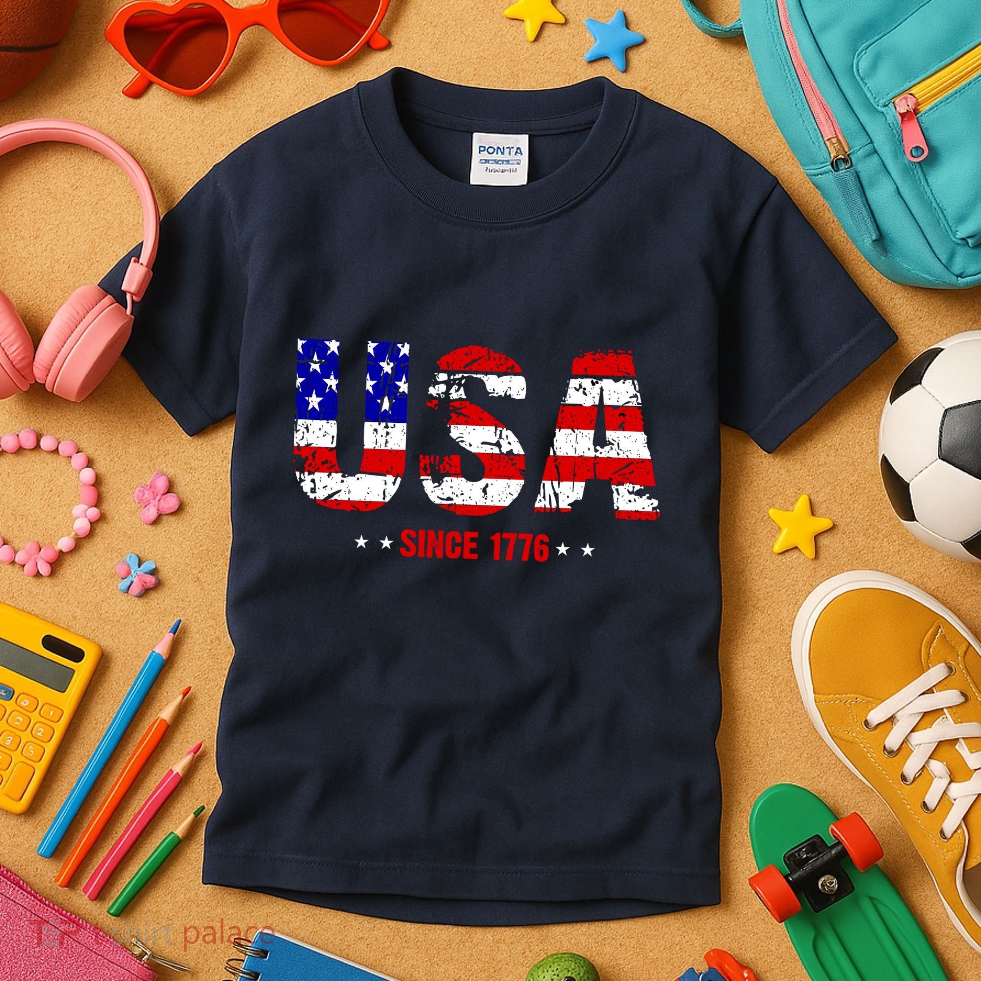 Usa Since 1776 Kids T-Shirt