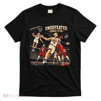 Undefeated Since 1776 Basketball Vintage USA T-Shirt thumb 0