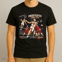 Undefeated Since 1776 Basketball Vintage USA T-Shirt thumb 3