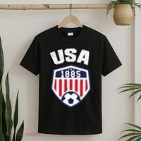 USA Soccer 1885 American Soccer USA Jersey Fan T-Shirt thumb 2