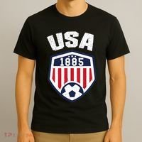 USA Soccer 1885 American Soccer USA Jersey Fan T-Shirt thumb 3