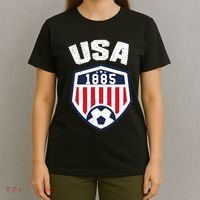 USA Soccer 1885 American Soccer USA Jersey Fan T-Shirt thumb 4