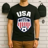 USA Soccer 1885 American Soccer USA Jersey Fan T-Shirt thumb 6