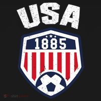 USA Soccer 1885 American Soccer USA Jersey Fan T-Shirt thumb 7