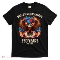United States 250 Years 1776-2026  Fireworks Eagle T-Shirt thumb 0