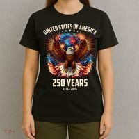 United States 250 Years 1776-2026  Fireworks Eagle T-Shirt thumb 4