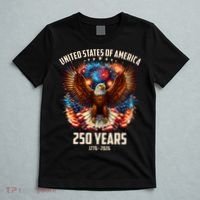 United States 250 Years 1776-2026  Fireworks Eagle T-Shirt thumb 5