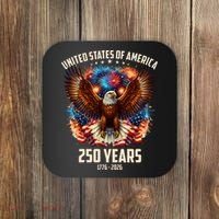 United States 250 Years 1776-2026  Fireworks Eagle Coaster thumb 0