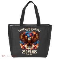United States 250 Years 1776-2026  Fireworks Eagle Tote Bag thumb 0