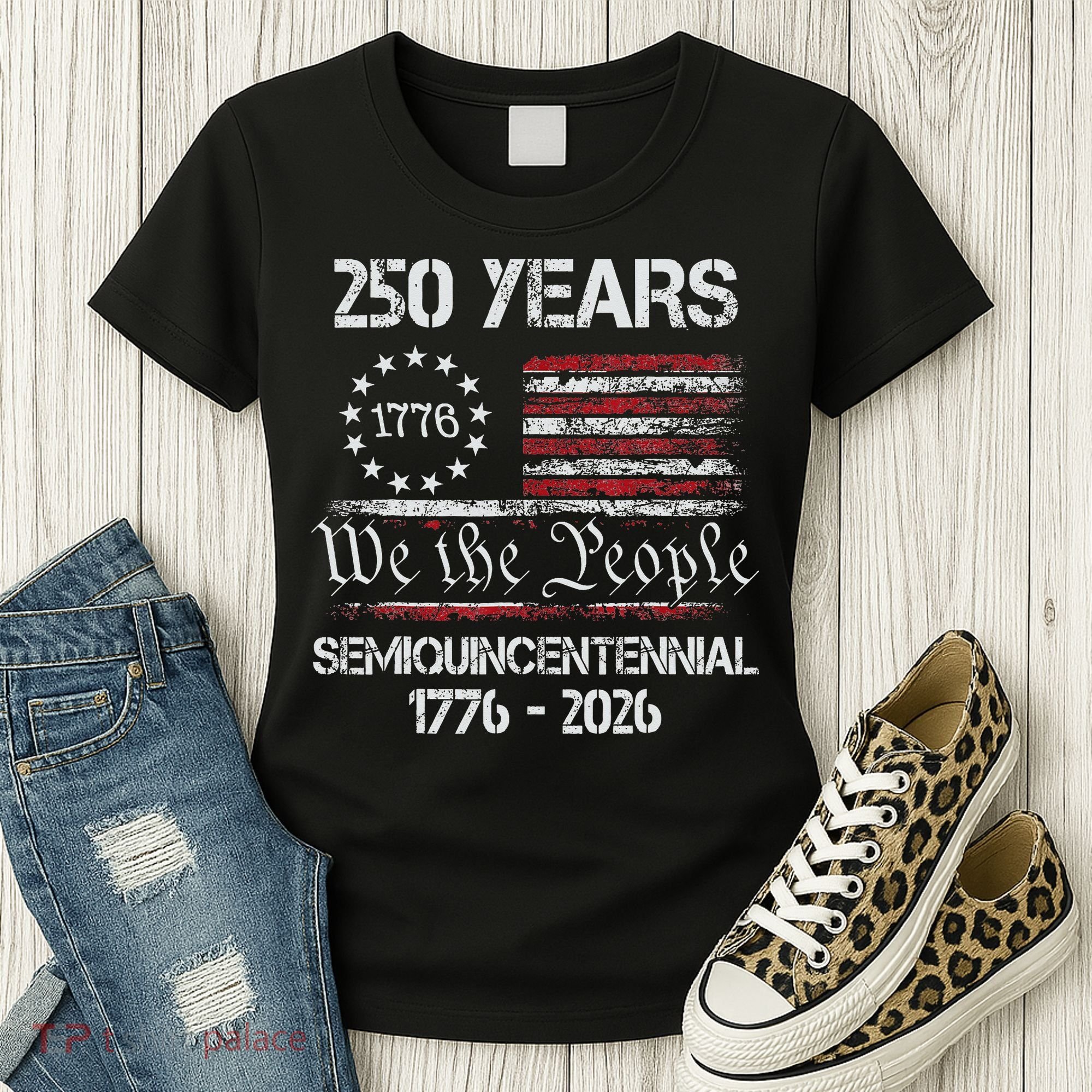USA Semiquincentennial 250th Anniversary America Celebration Gift Women's T-Shirt