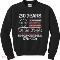 USA Semiquincentennial 250th Anniversary America Celebration Gift Kids Sweatshirt thumb 0
