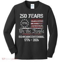 USA Semiquincentennial 250th Anniversary America Celebration Gift Kids Long Sleeve Shirt thumb 0