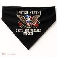 United States 250th Anniversary 1776-2026 USA-Made Doggie Bandana thumb 0