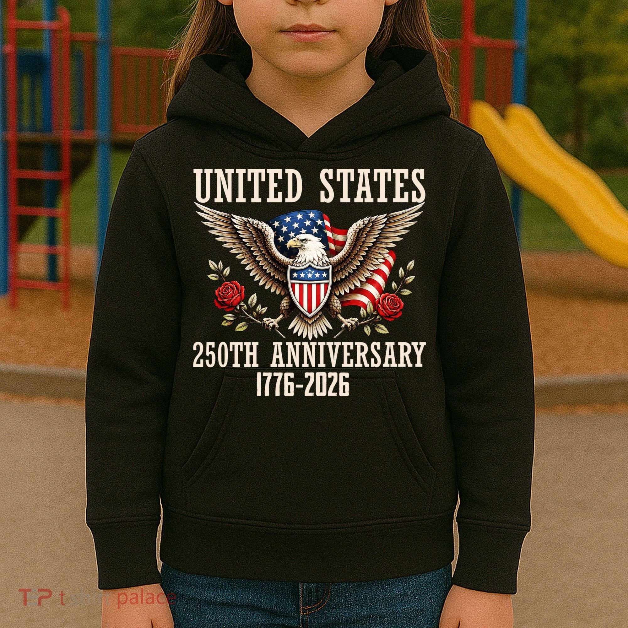 United States 250th Anniversary 1776-2026 Kids Hoodie