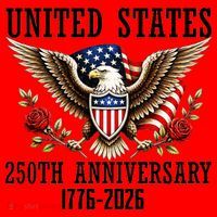 United States 250th Anniversary 1776-2026 Santa Hat thumb 1