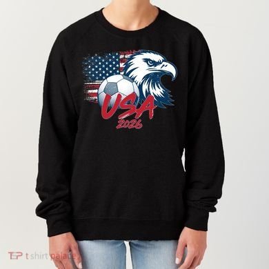 USA Soccer 2026 Eagle And Flag  Women's Sweatshirt