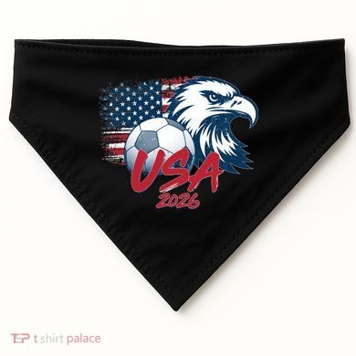 USA Soccer 2026 Eagle And Flag  USA-Made Doggie Bandana