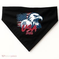 USA Soccer 2026 Eagle And Flag  USA-Made Doggie Bandana thumb 0