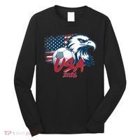 USA Soccer 2026 Eagle And Flag  Long Sleeve Shirt thumb 0