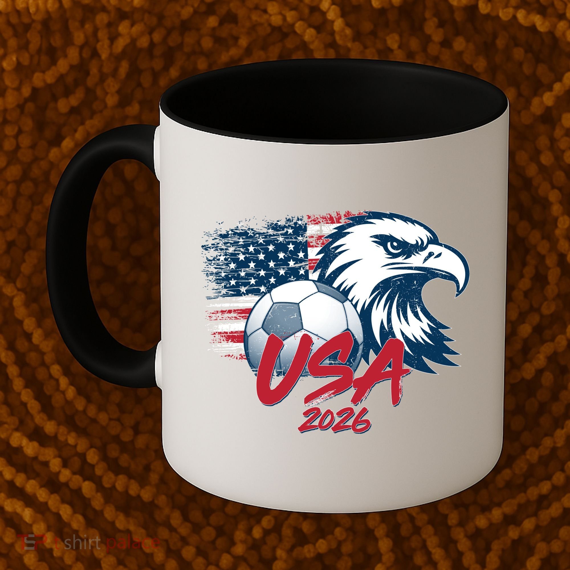 USA Soccer 2026 Eagle And Flag  Coffee Mug