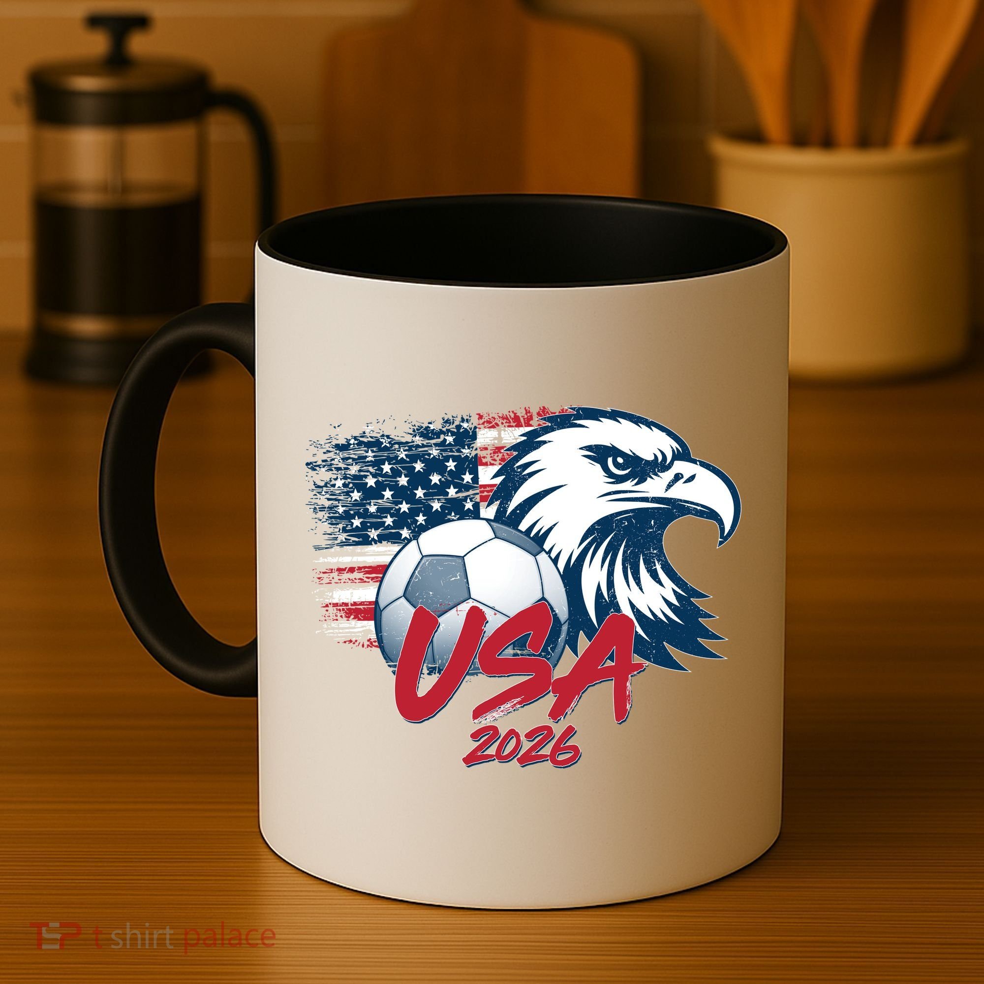 USA Soccer 2026 Eagle And Flag  Coffee Mug