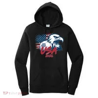 USA Soccer 2026 Eagle And Flag  Women's Hoodie thumb 0