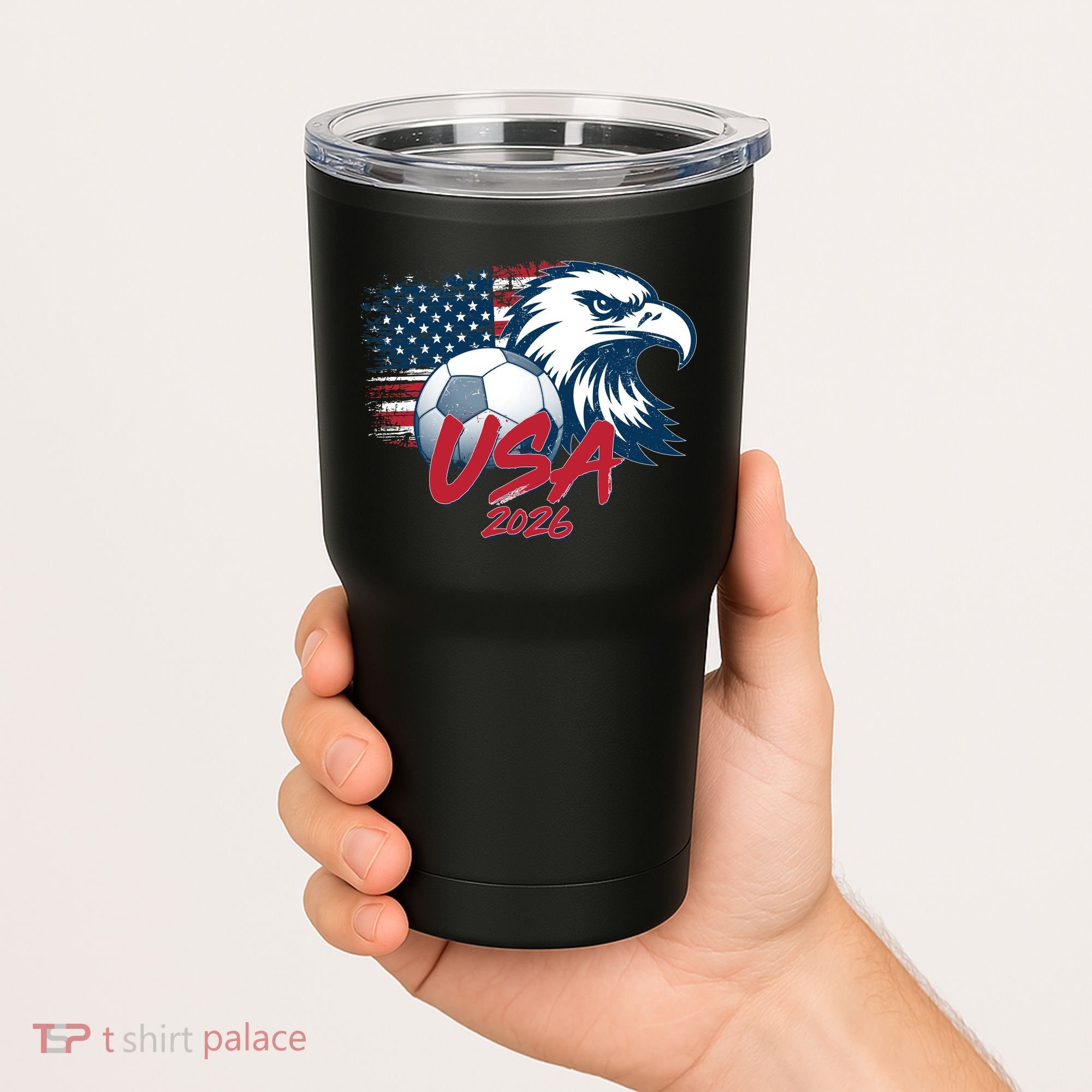 USA Soccer 2026 Eagle And Flag  Tumbler