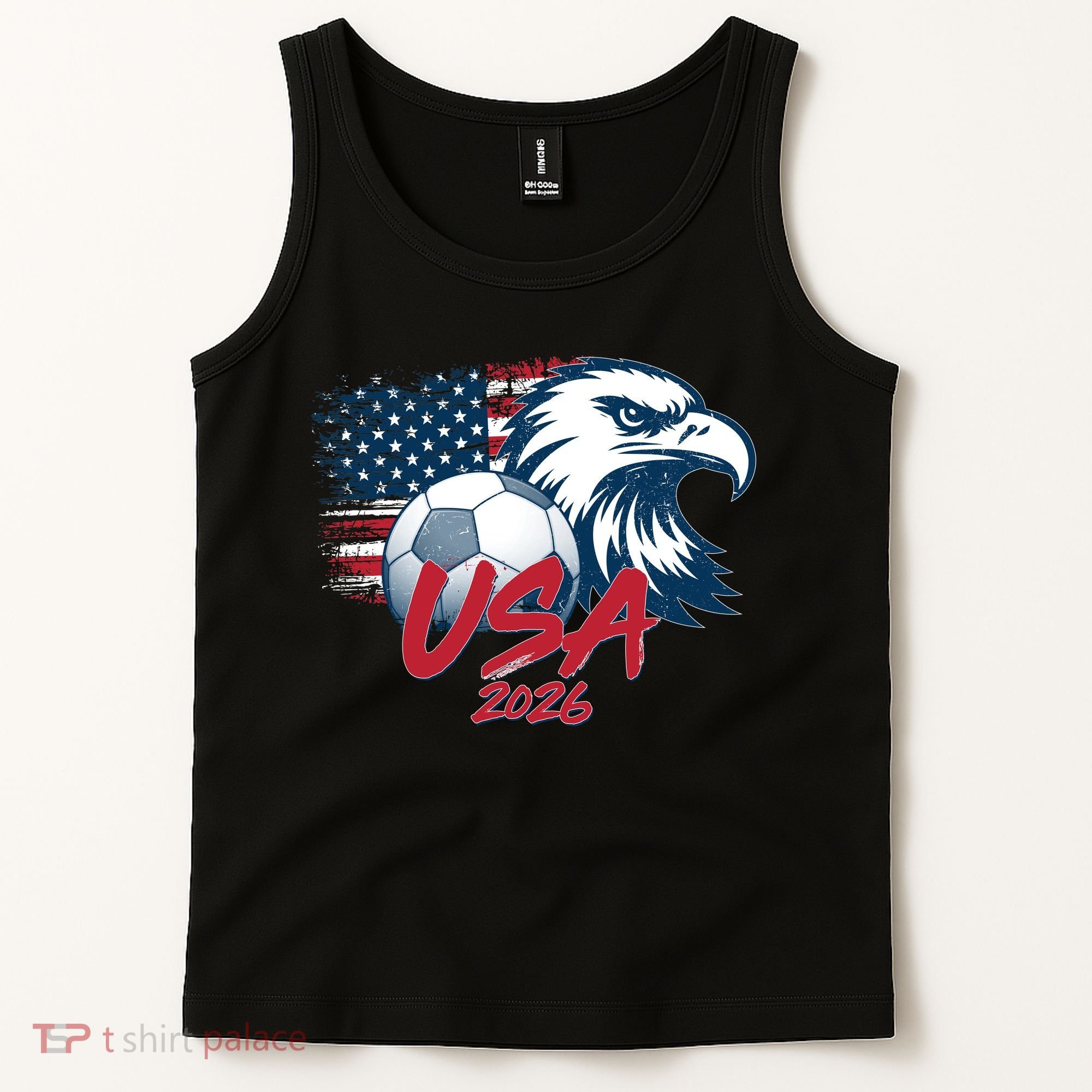 USA Soccer 2026 Eagle And Flag  Tank Top