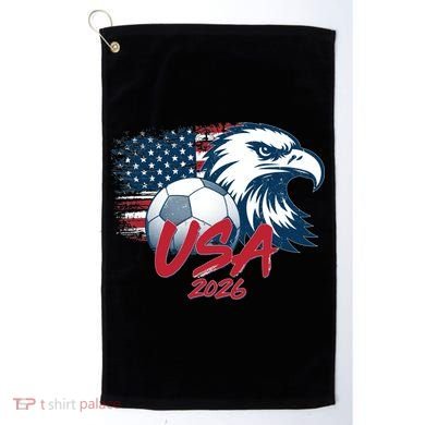 USA Soccer 2026 Eagle And Flag  Golf Towel