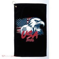USA Soccer 2026 Eagle And Flag  Golf Towel thumb 0