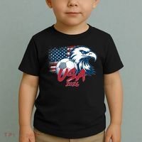 USA Soccer 2026 Eagle And Flag  Toddler T-Shirt thumb 2