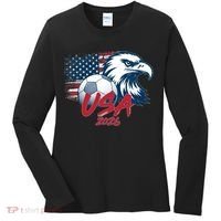 USA Soccer 2026 Eagle And Flag  Women's Long Sleeve Shirt thumb 0