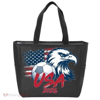 USA Soccer 2026 Eagle And Flag  Tote Bag