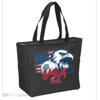 USA Soccer 2026 Eagle And Flag  Tote Bag thumb 2
