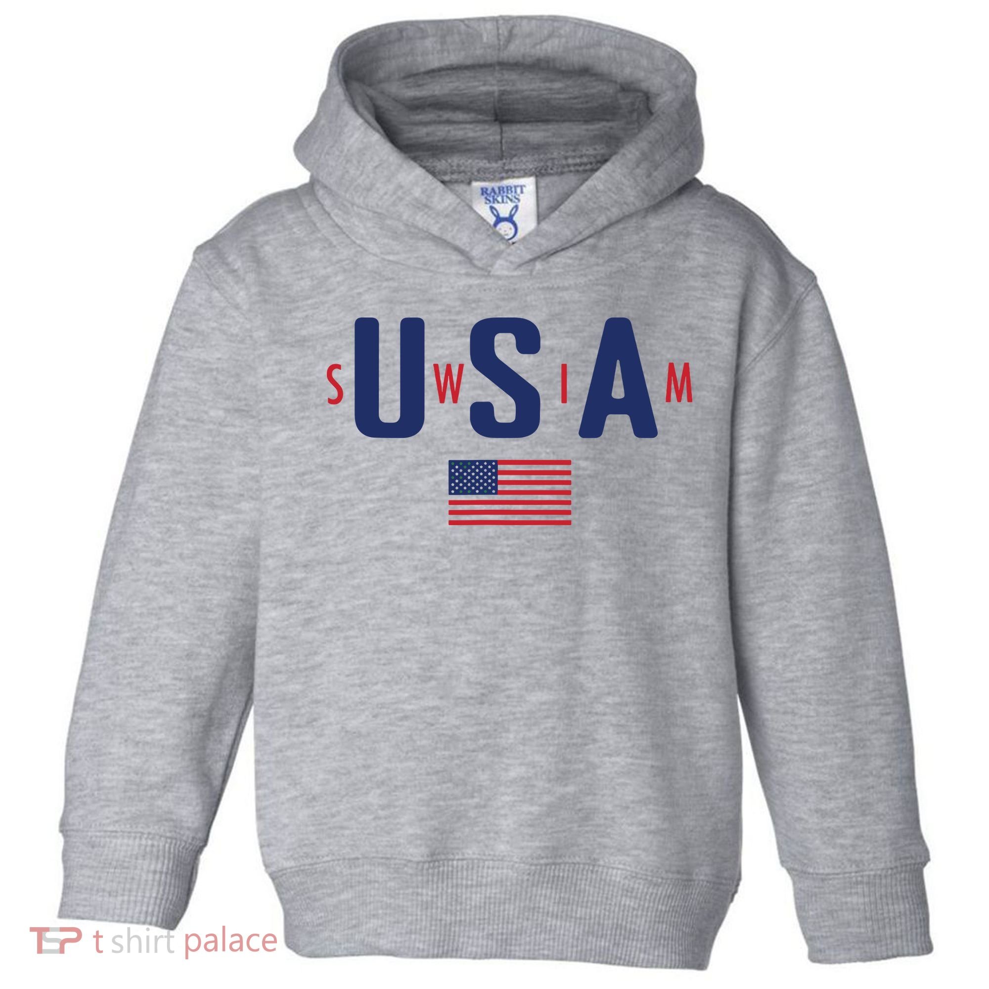 Usa Swim 2024 Toddler Hoodie