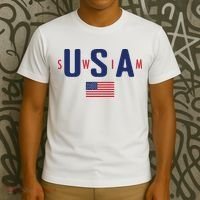 Usa Swim 2024 T-Shirt thumb 3