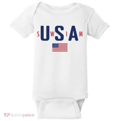 Usa Swim 2024 Baby Bodysuit