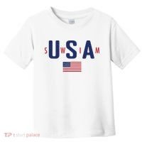 Usa Swim 2024 Toddler T-Shirt thumb 0