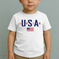 Usa Swim 2024 Toddler T-Shirt thumb 2