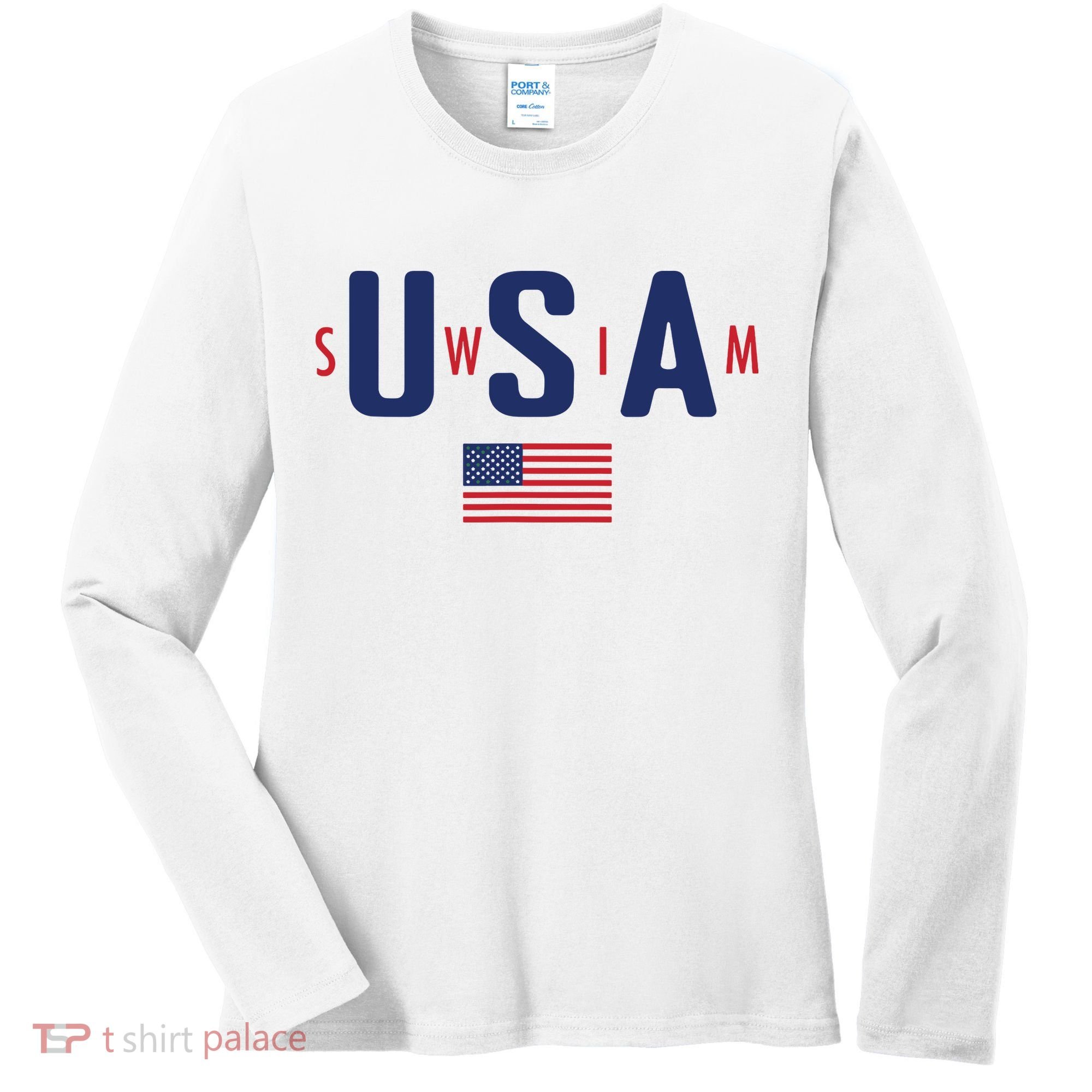 Usa Swim 2024 Women's Long Sleeve Shirt