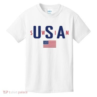 Usa Swim 2024 Kids T-Shirt