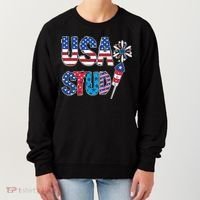 USA Stud 4th Of July Firework Cute Women's Sweatshirt thumb 0