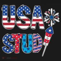 USA Stud 4th Of July Firework Cute Backpack thumb 2