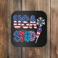 USA Stud 4th Of July Firework Cute Coaster thumb 0