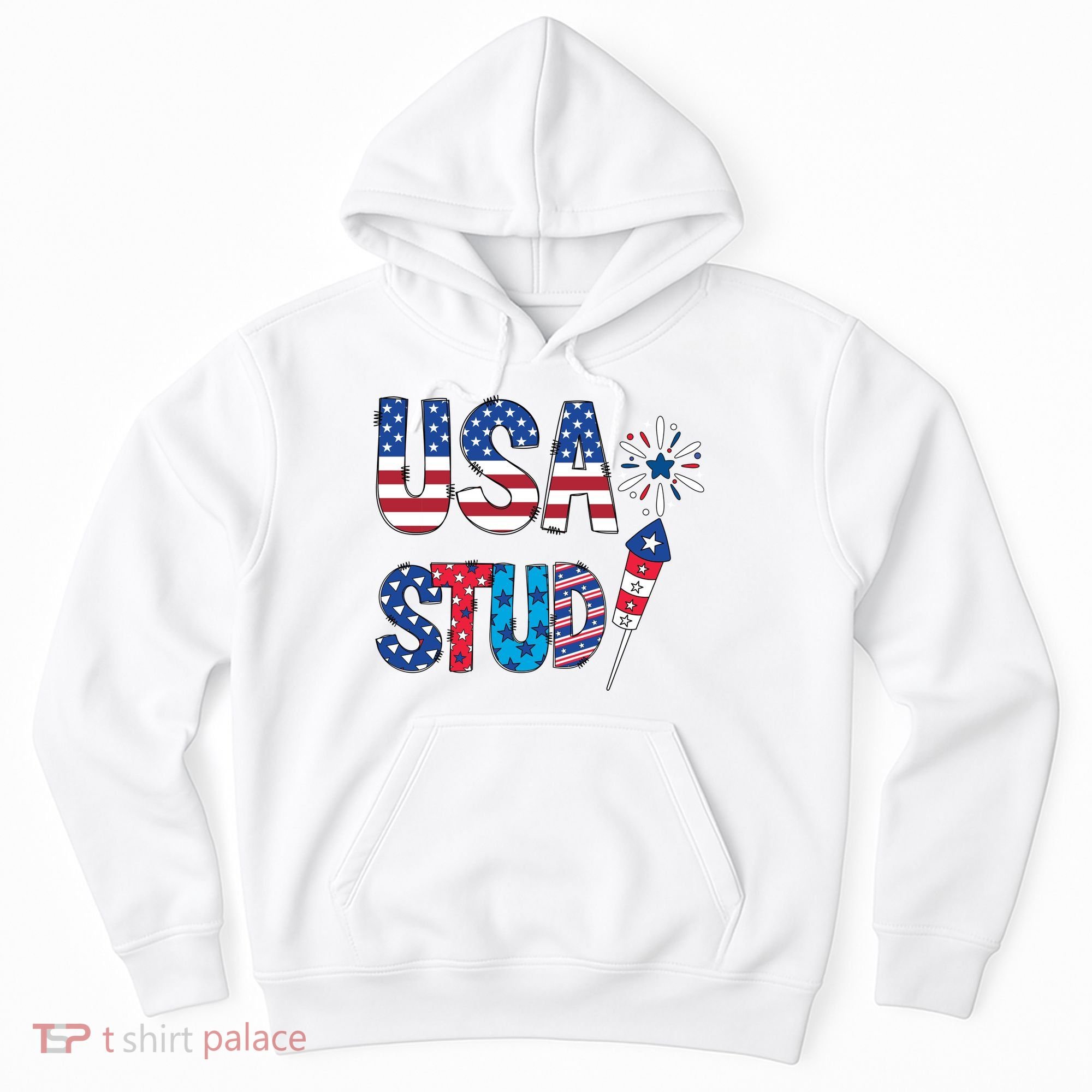 USA Stud 4th Of July Firework Cute Hoodie