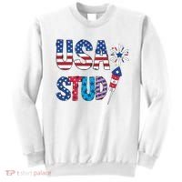 USA Stud 4th Of July Firework Cute Sweatshirt thumb 0