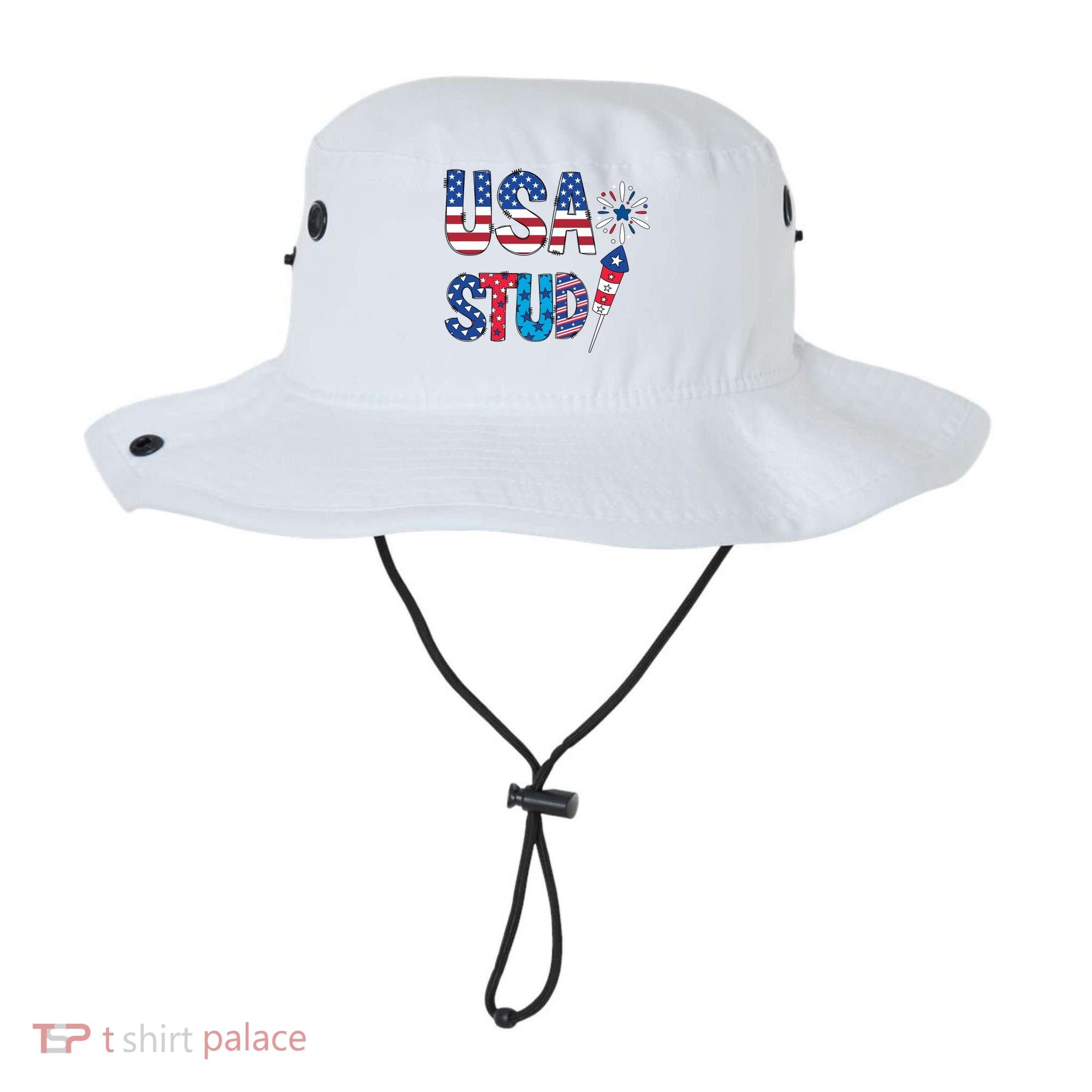 USA Stud 4th Of July Firework Cute Bucket Hat