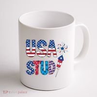 USA Stud 4th Of July Firework Cute Coffee Mug thumb 1