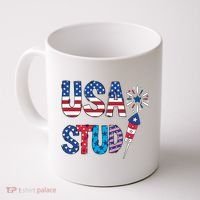 USA Stud 4th Of July Firework Cute Coffee Mug thumb 0