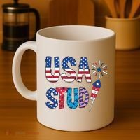 USA Stud 4th Of July Firework Cute Coffee Mug thumb 4